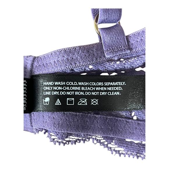 Natori bra 730023 Feathers underwire contour purple size 32DD 32E - Picture 6 of 6